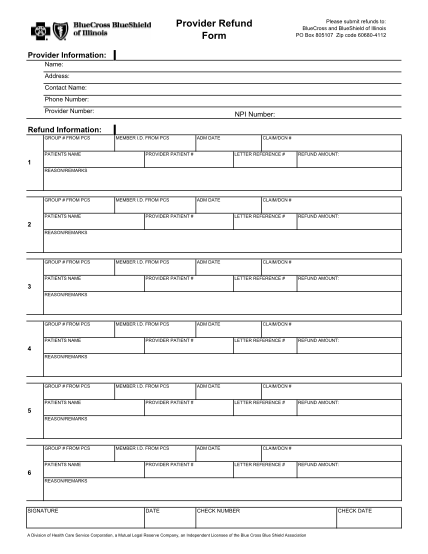 19 Bcbs Claim Form Illinois Free To Edit Download Print CocoDoc