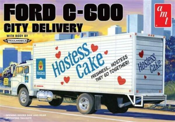 AMT 1139 Hostess Ford C600 City Delivery Truck F s Model Kit For Sale 