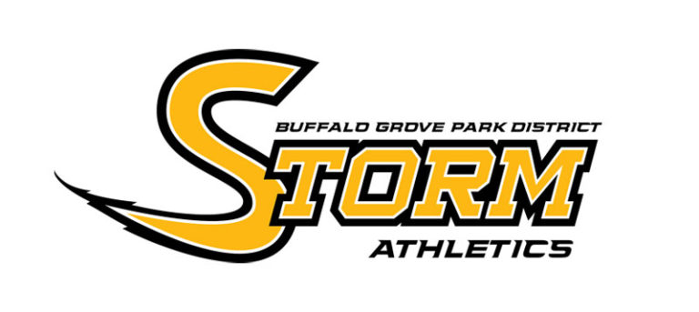 Buffalo Grove Park District Jessie Marie Studio Storm Athletics Logo