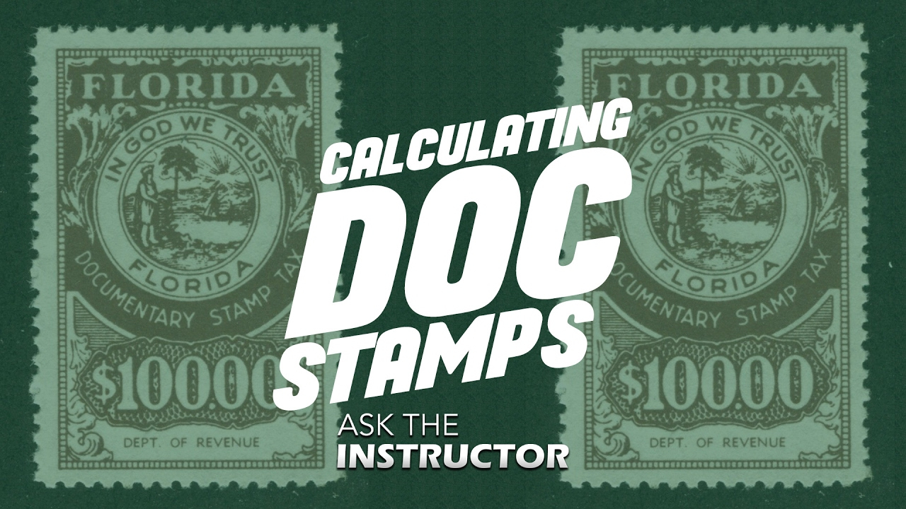 Calculating Doc Stamps Ask The Instructor YouTube