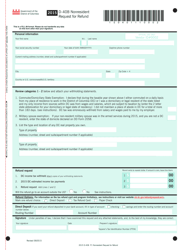 D 40B Fill Out And Sign Printable PDF Template SignNow