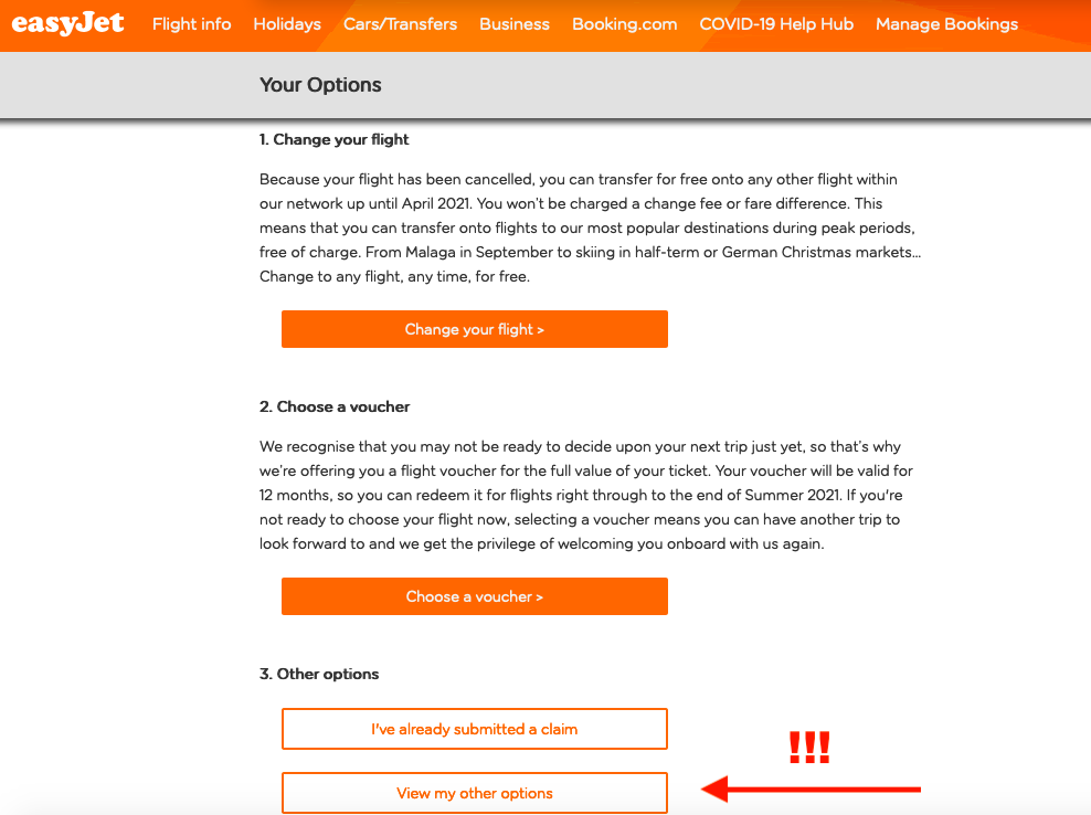 EasyJet Advises Refunds Are Processed Within 28 Days Of Request Please