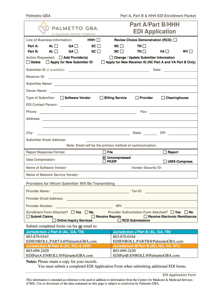 Edi Enrollment Form Fill Out And Sign Printable PDF Template SignNow
