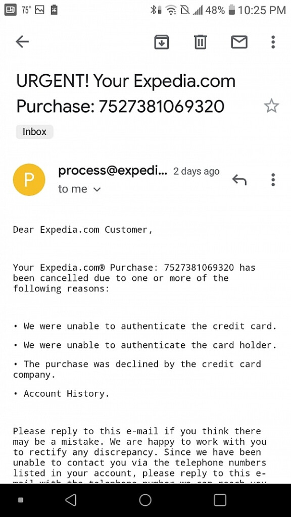 Expedia Credit Card Customer Service Expedia Refuses To Refund Fully 