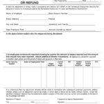 Form Lb 0459 Claim For Adjustment Or Refund Printable Pdf Download