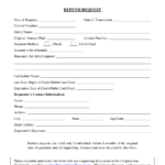 Georgia United States Refund Request Form Download Fillable PDF