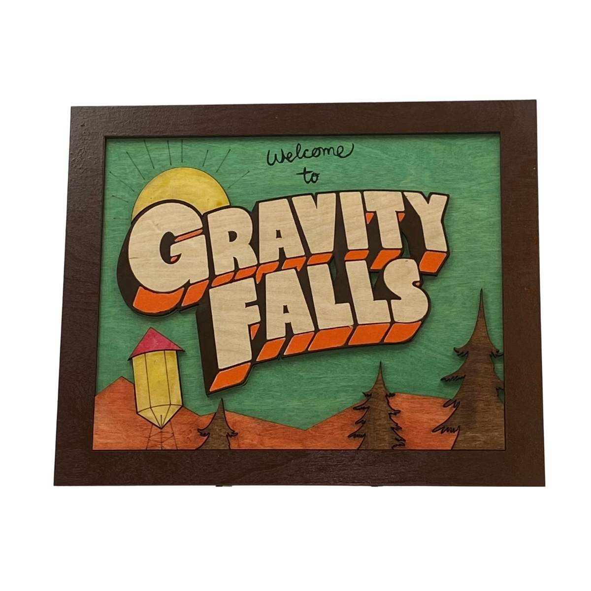 Gravity Falls Welcome Sign 14 X 12 In Altruistic AllTru2U