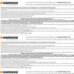 Hankook Tires Rebate Printable Rebate Form