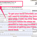 How To Break Lease RTA refund of rental bond form4 1 Lease House