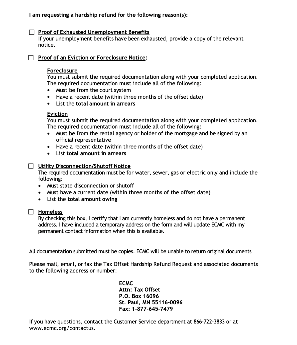 How To Request A Student Loan Tax Offset Hardship Refund Student Loan 