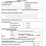 Identity Theft Police Report Form Fill Out Sign Online DocHub