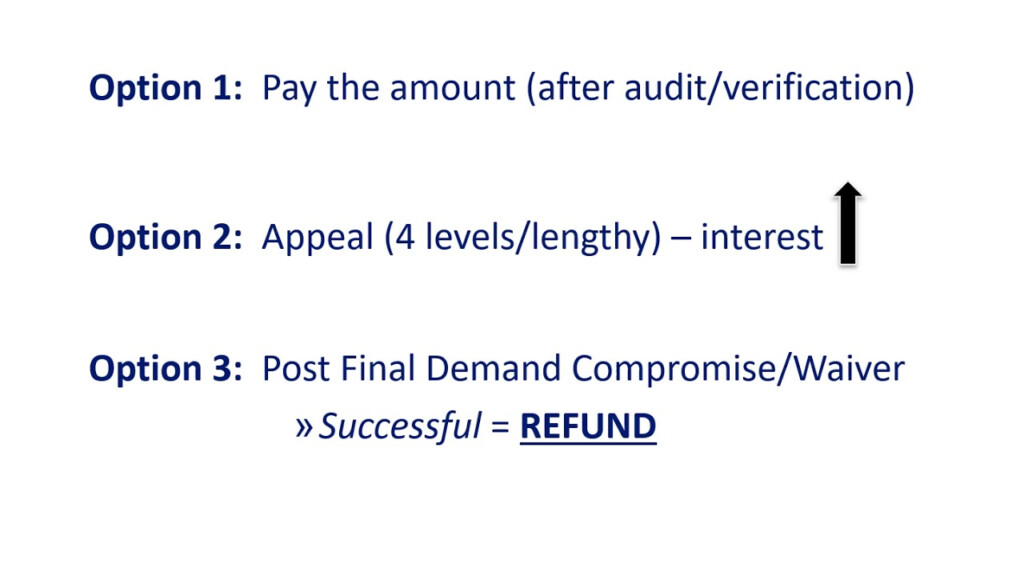 Medicare Refund Service Medicare Conditional Payment Waiver Compromise 