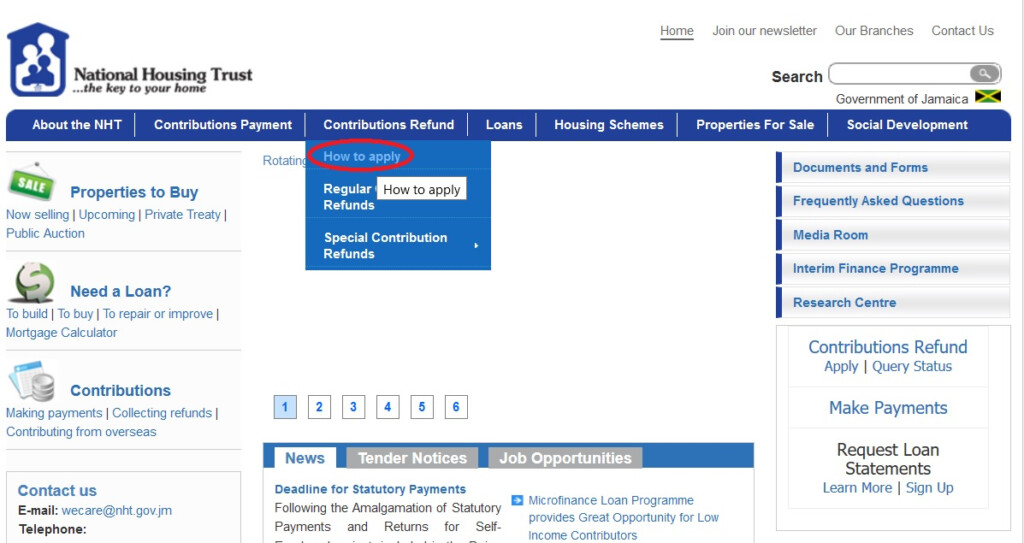 Nht gov jm Apply For Contributions Refund Jamaica National Housing 