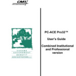 PC ACE Pro32 User s Guide Combined Cahaba GBA