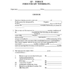 PDF J K Government Provident Fund GPF Withdrawal Form PDF Download