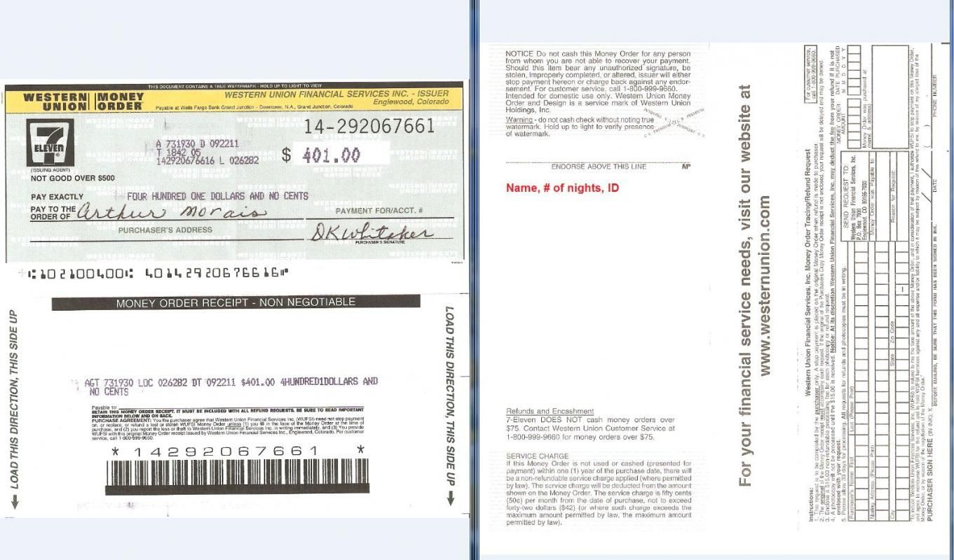 Printable Blank Western Union Money Order Printable Form Templates
