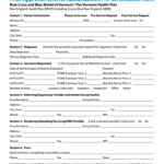 Printable Blue Cross And Blue Shield Precertification Forms Fill Out