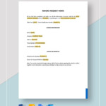 Refund Request Form Template Google Docs Word Apple Pages