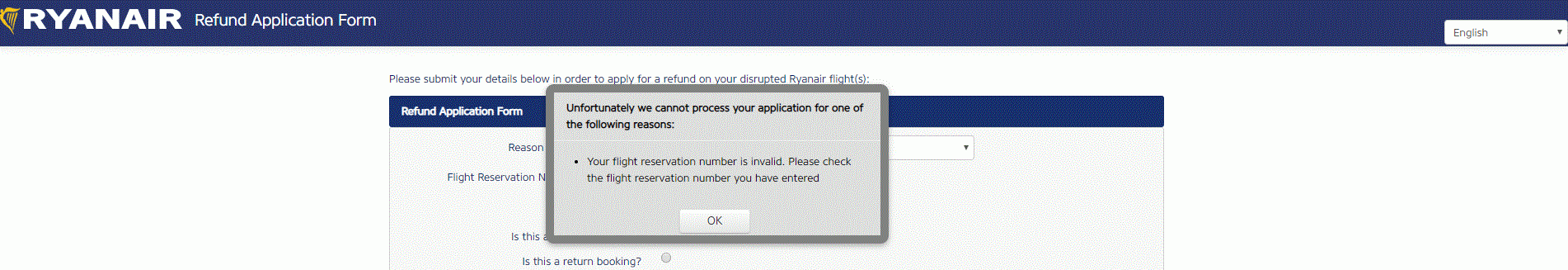 Ryanair Refund Application Form It Doesn t Work U ikrylove