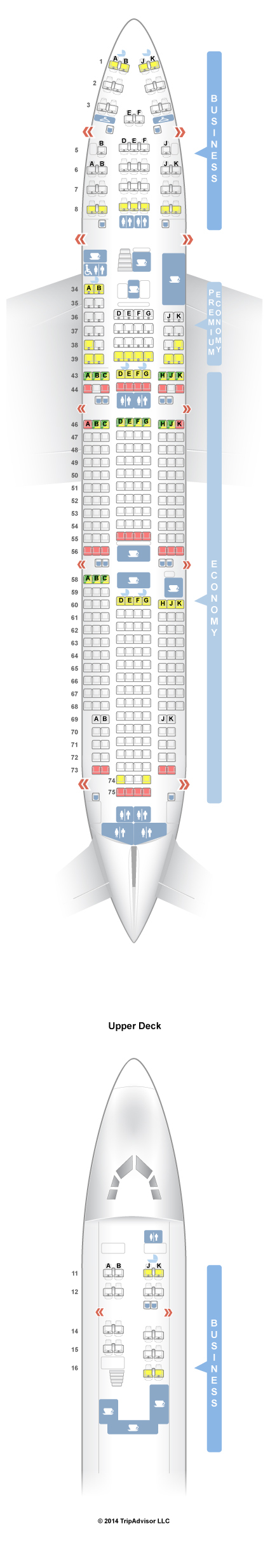 SeatGuru Seat Map Qantas