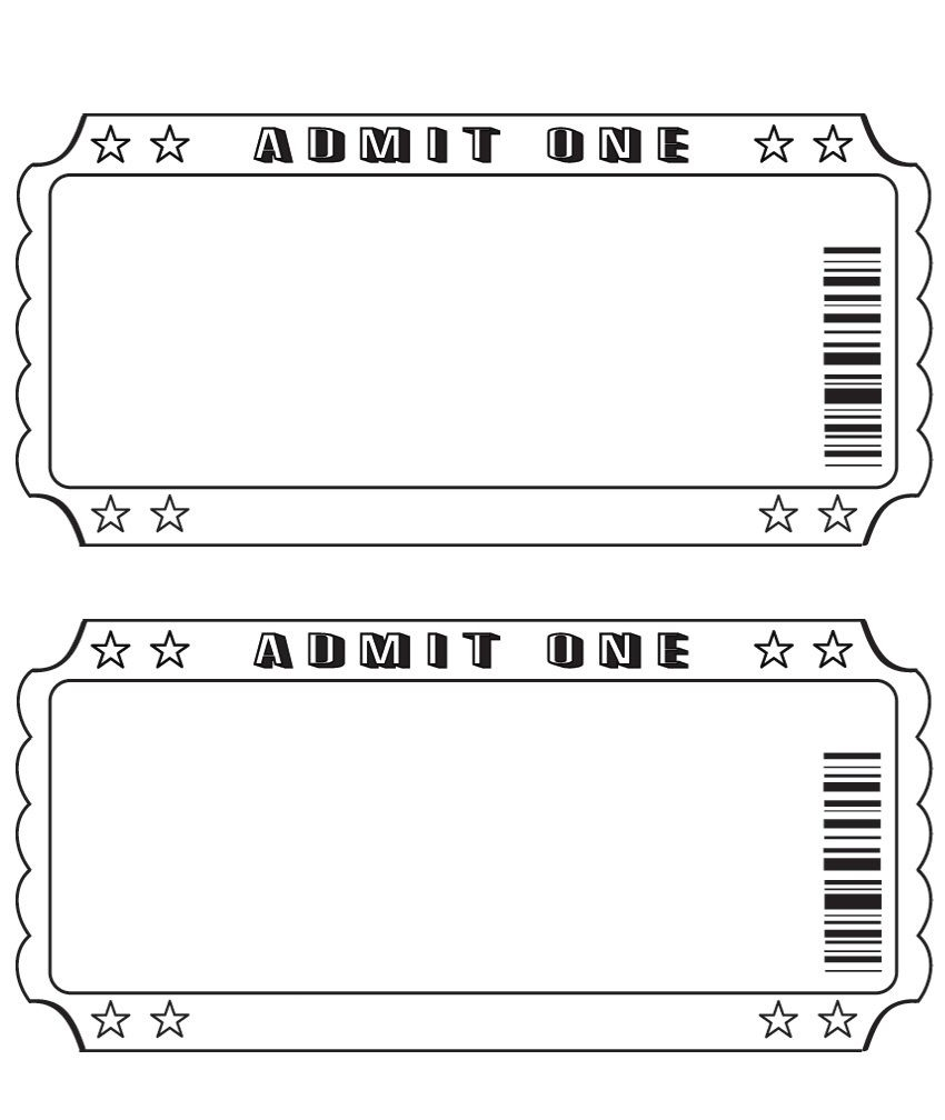 Theater Ticket Template Qualads