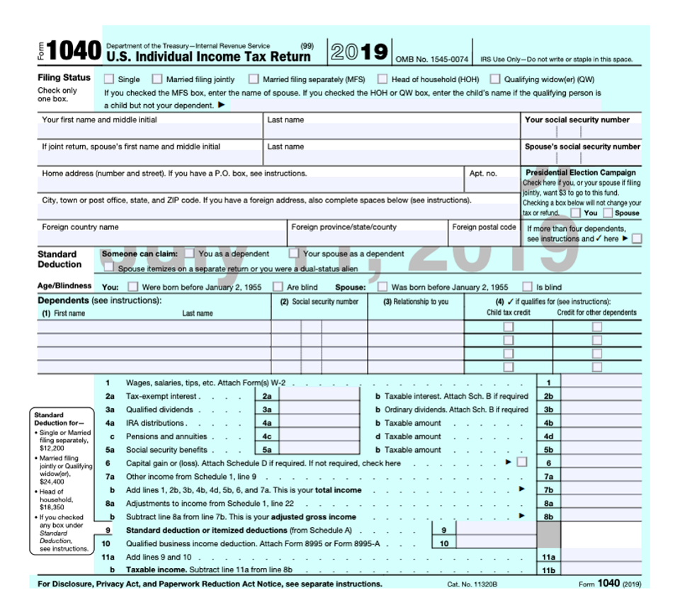 Top Facts About IRS Form 1040 Of Which You Might Not Be Aware 