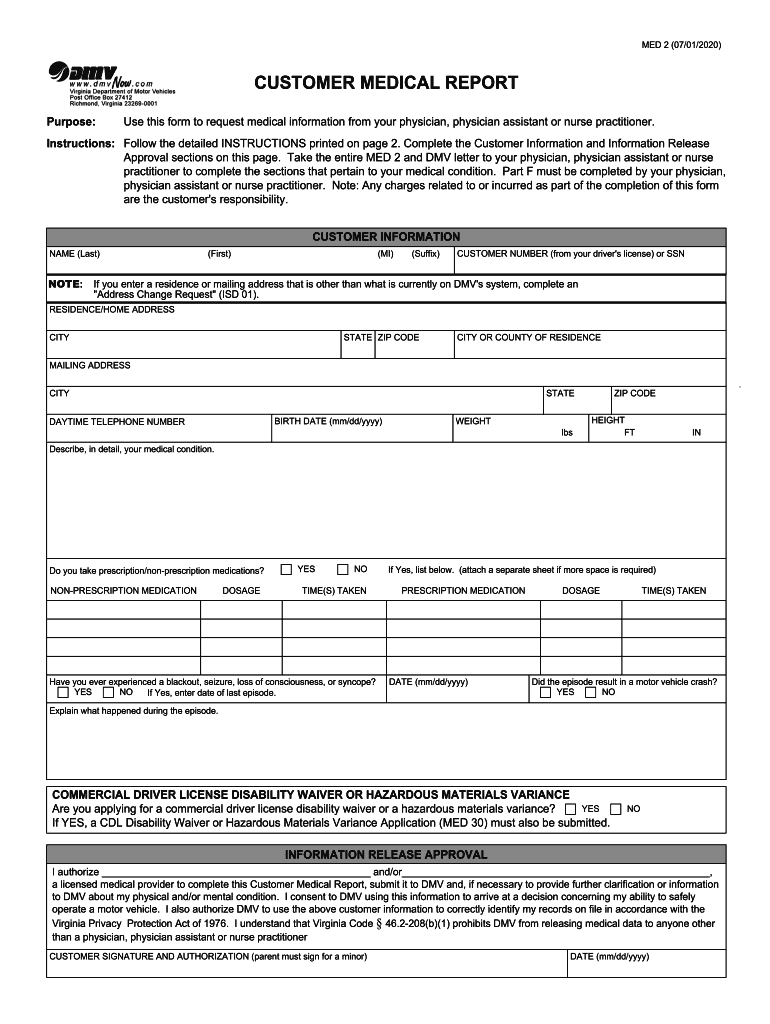 Use This Form To Request Medical Information From Your Physician