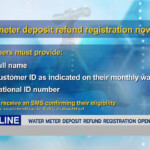 Water Meter Deposit Refund Registration Opens YouTube